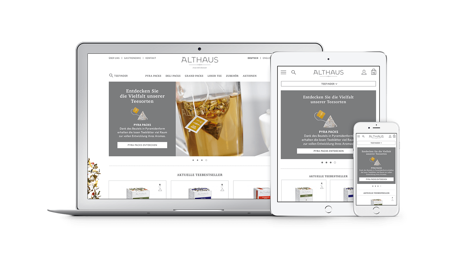 Corporate Website & Online-Shop