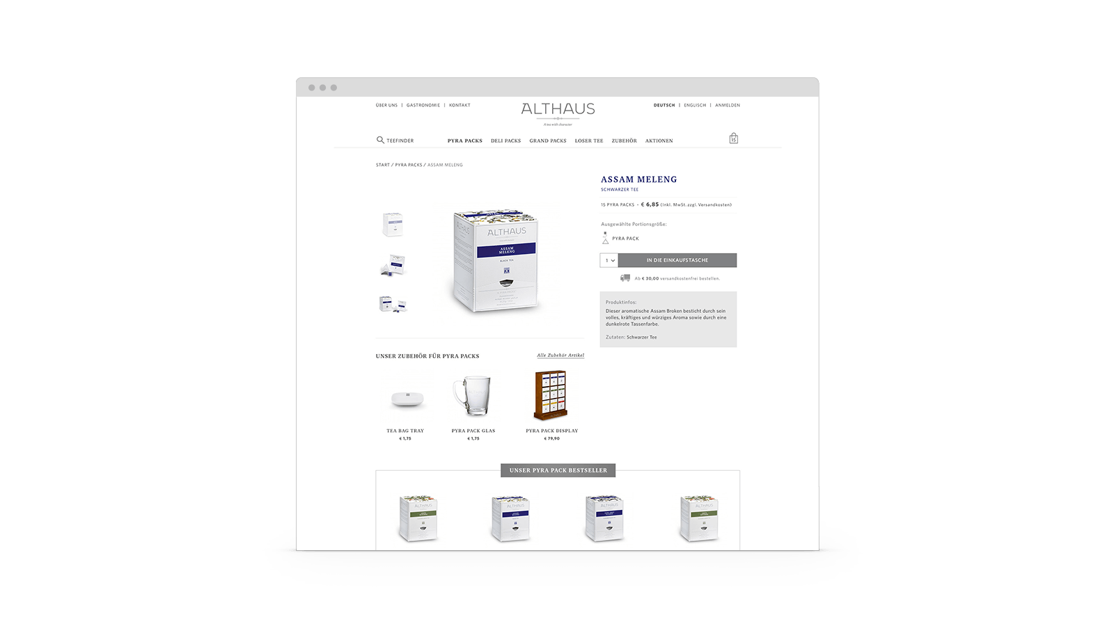 Corporate Website & Online-Shop 3