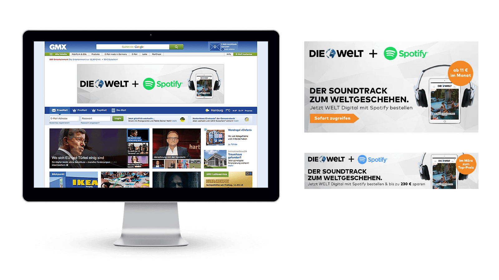 Die Welt/Spotify Banner