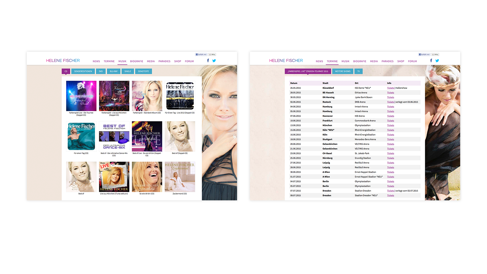 Helene Fischer Official Website 2