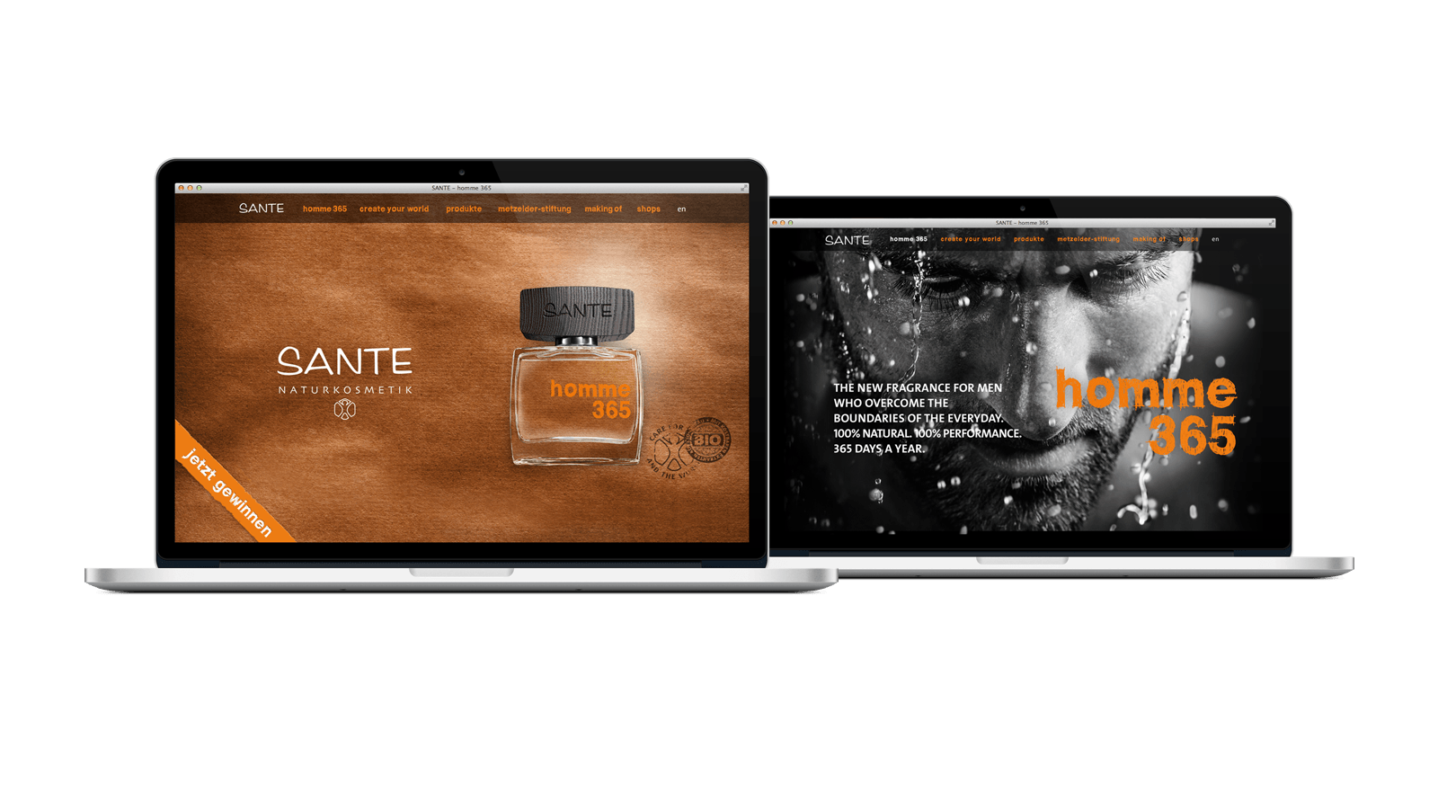 SANTE Hommes Microsite