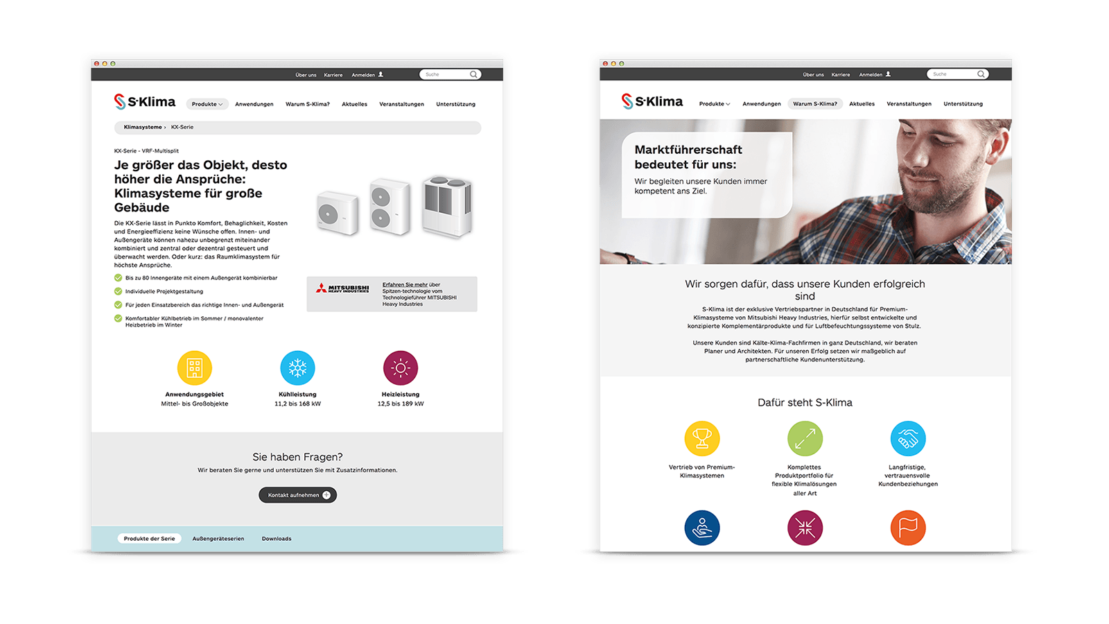 Umsetzung der Website 2