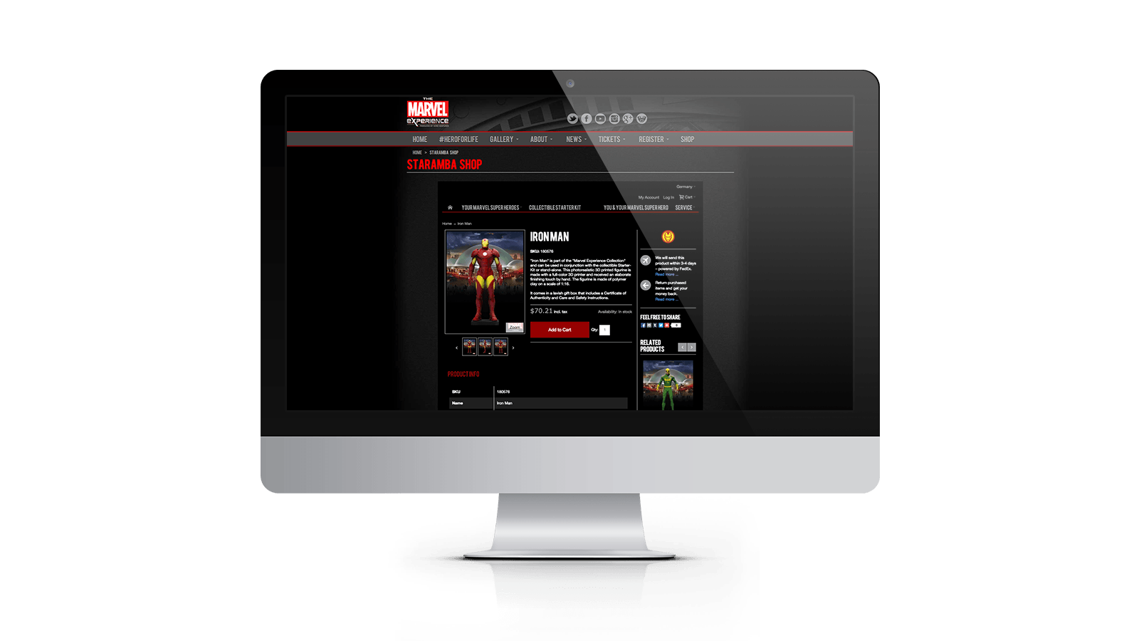 Staramba Marvel-Shop-Implementierung 2