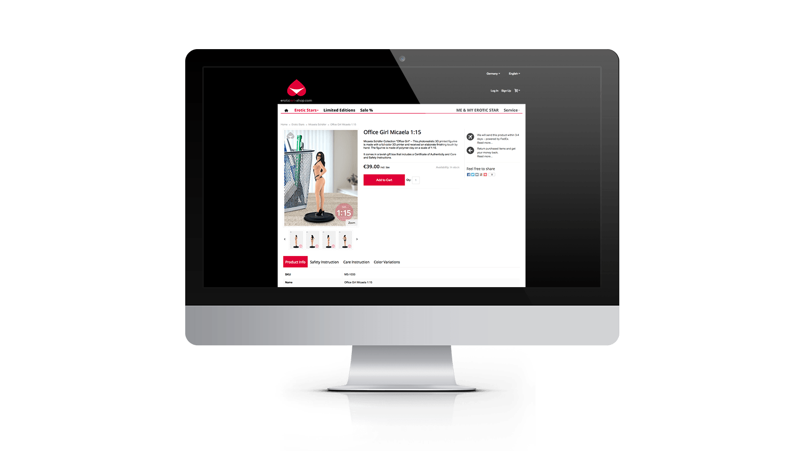 Eroticart 3D-Prints Online-Shop 2